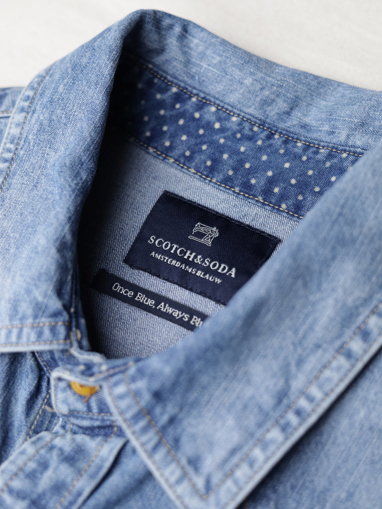 Scotch & Soda - Patchwork Denim Western Shirt