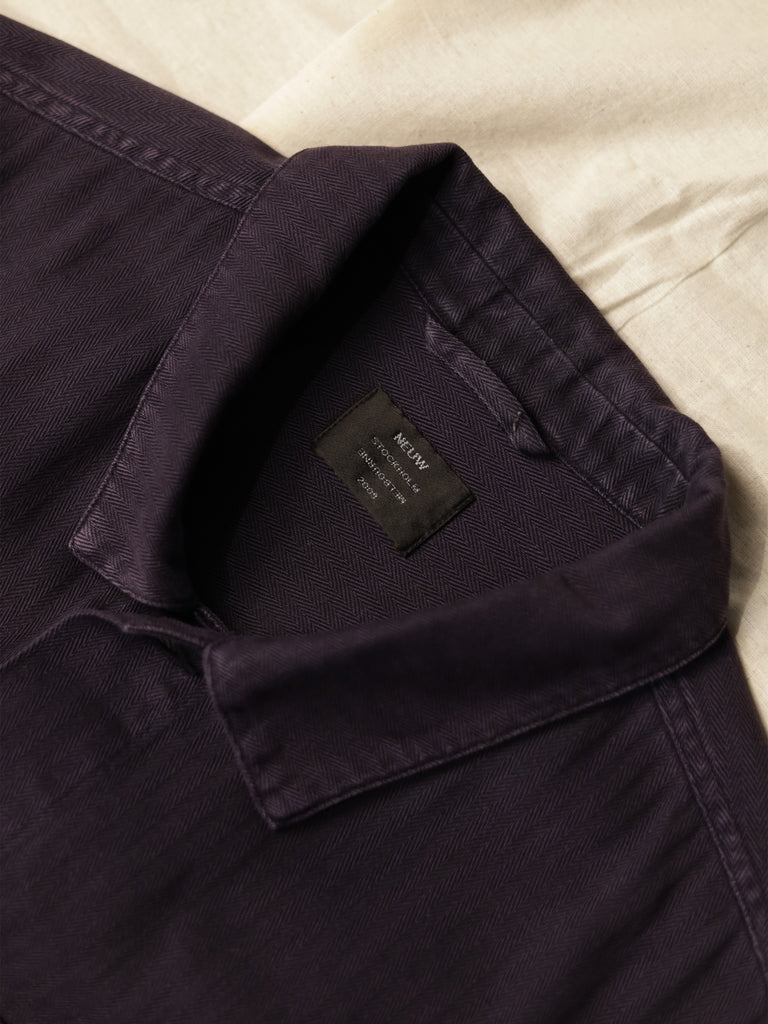 NEUW - Purple Herringbone Overshirt