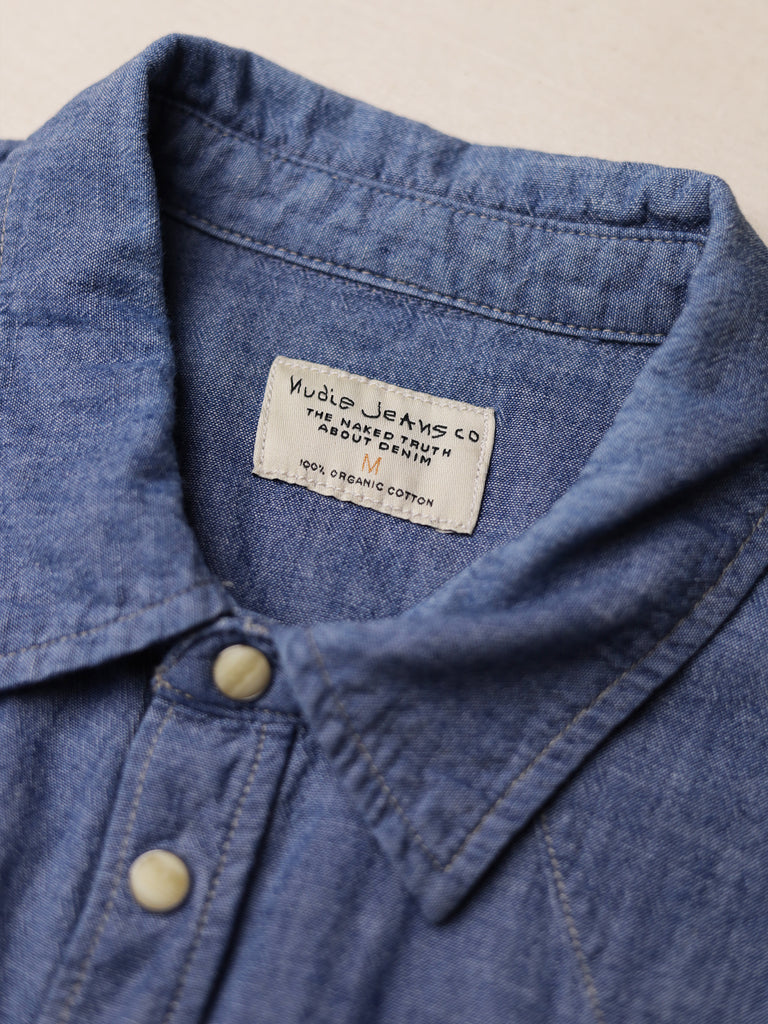 Nudie Jeans - "George" Chambray Western Shirt