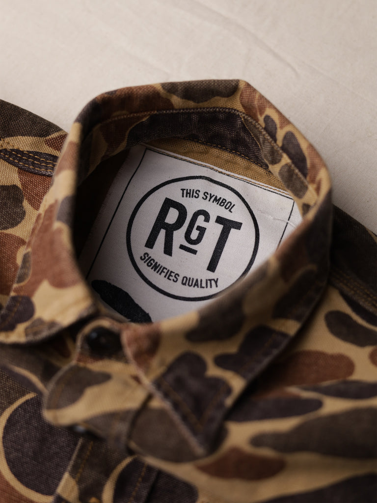 Rogue Territory - Duck Camo Canvas Work Shirt