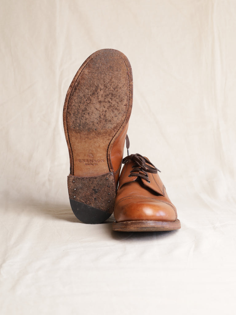 Grensen - 'Rhys' Cap Toe Derby