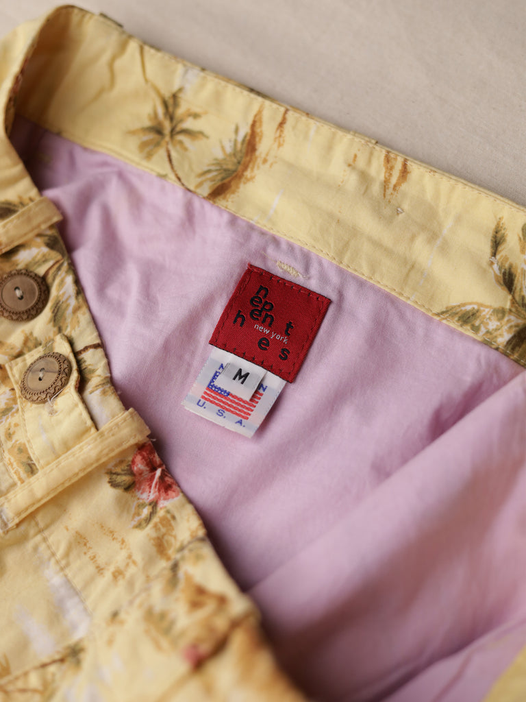 Nepenthes - Hawaiian Print Cargo Shorts