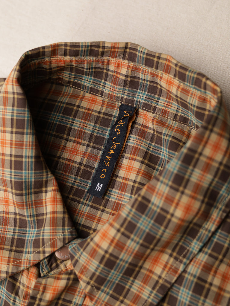 Nudie Jeans - Embroidered Check Shirt