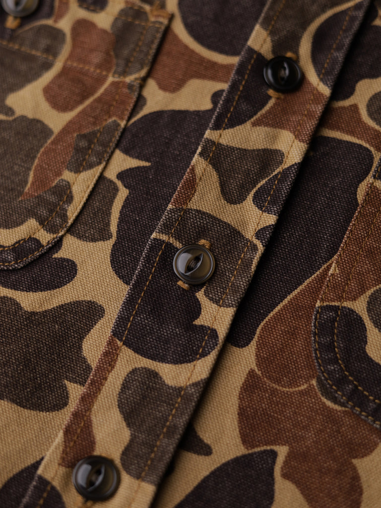 Rogue Territory - Duck Camo Canvas Work Shirt