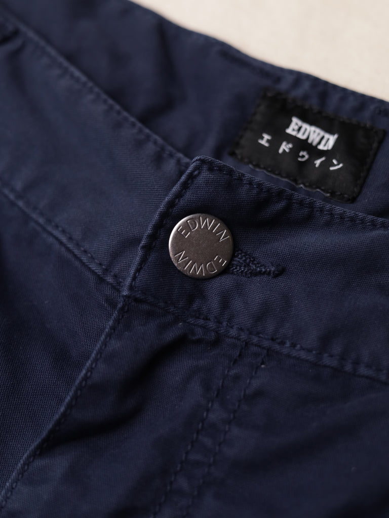 Edwin - "Tyrell" Peached Twill Loose Trousers