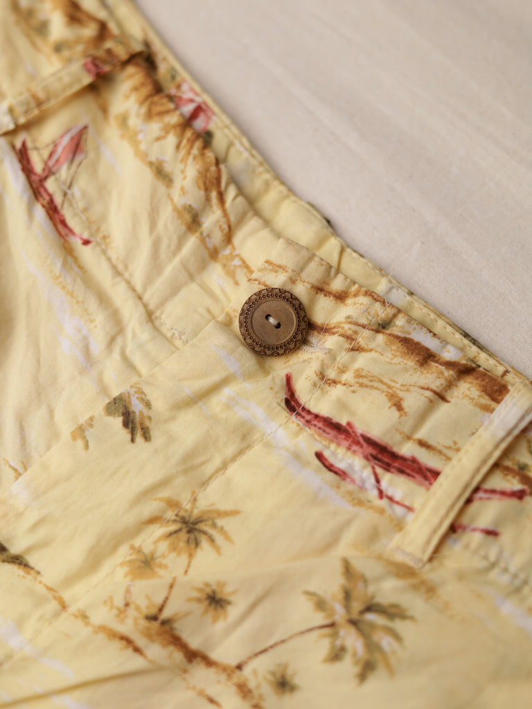 Nepenthes - Hawaiian Print Cargo Shorts