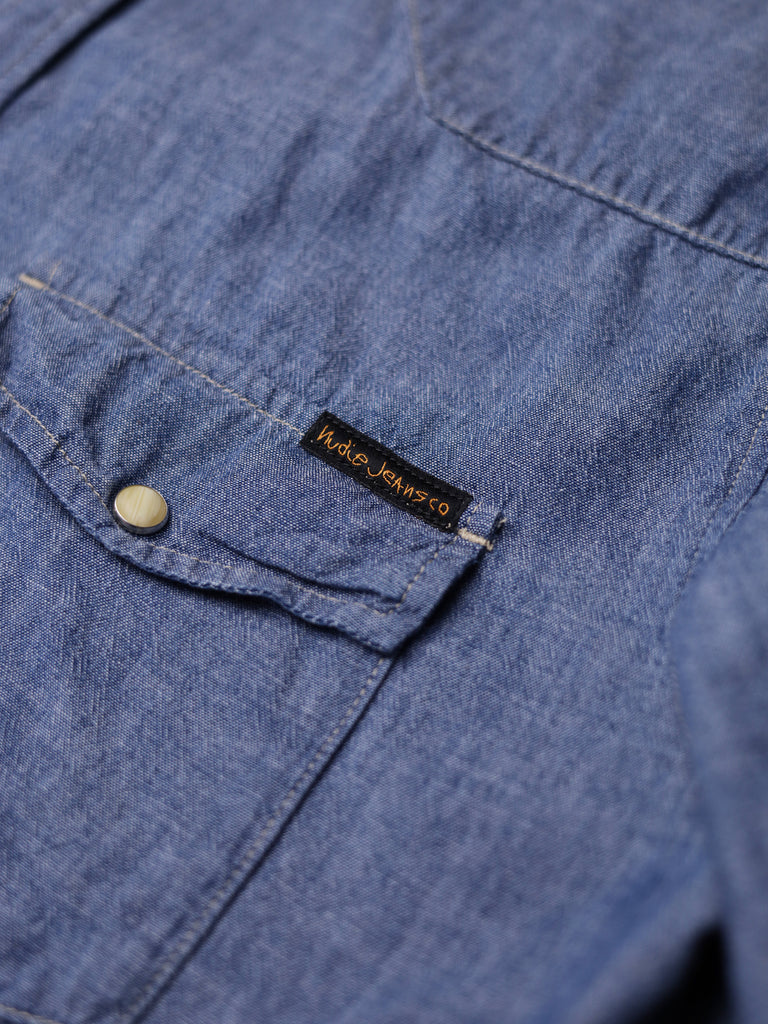 Nudie Jeans - "George" Chambray Western Shirt