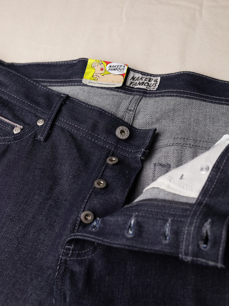 Naked & Famous - "Weird Guy" Indigo Selvedge Jeans