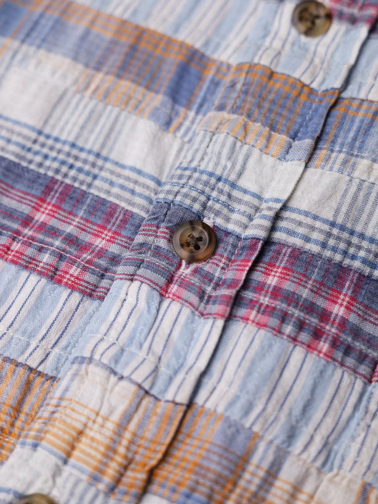 Chaps by Ralph Lauren - Patchwork Madras S/S Shirt