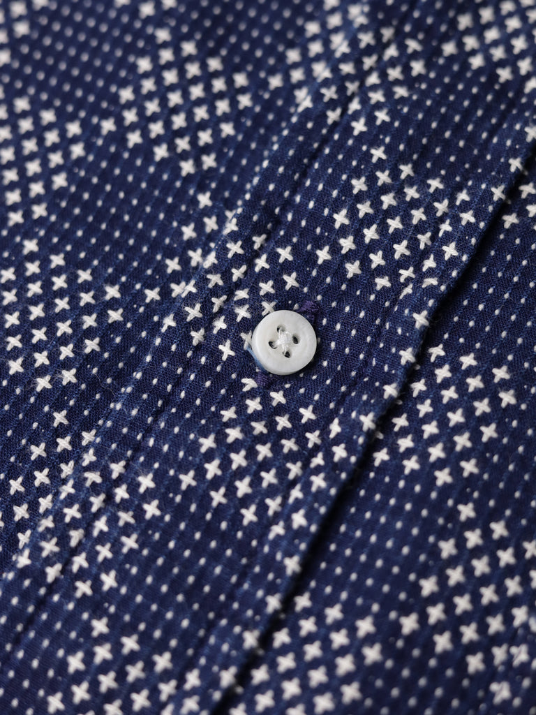 Gitman Vintage - Sashiko Checkerboard Jacquard Shirt