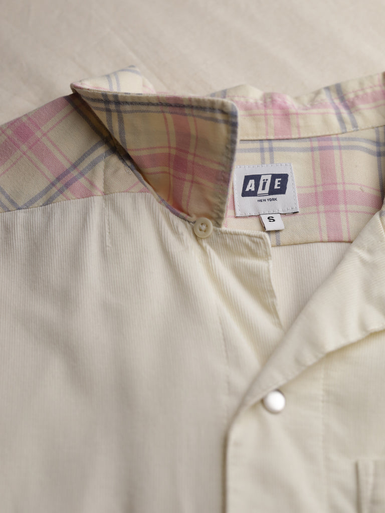 AïE (Arts In Education) - Flannel/ Cord Snap Shirt