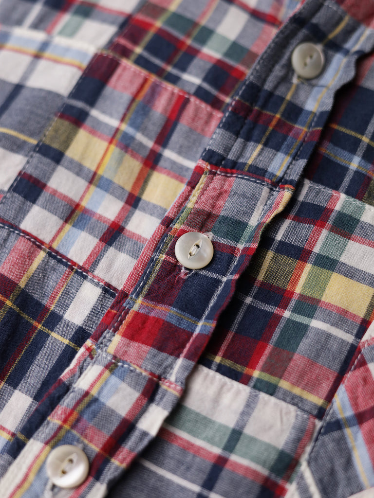 South2 West8 - Patchwork Madras Shirt