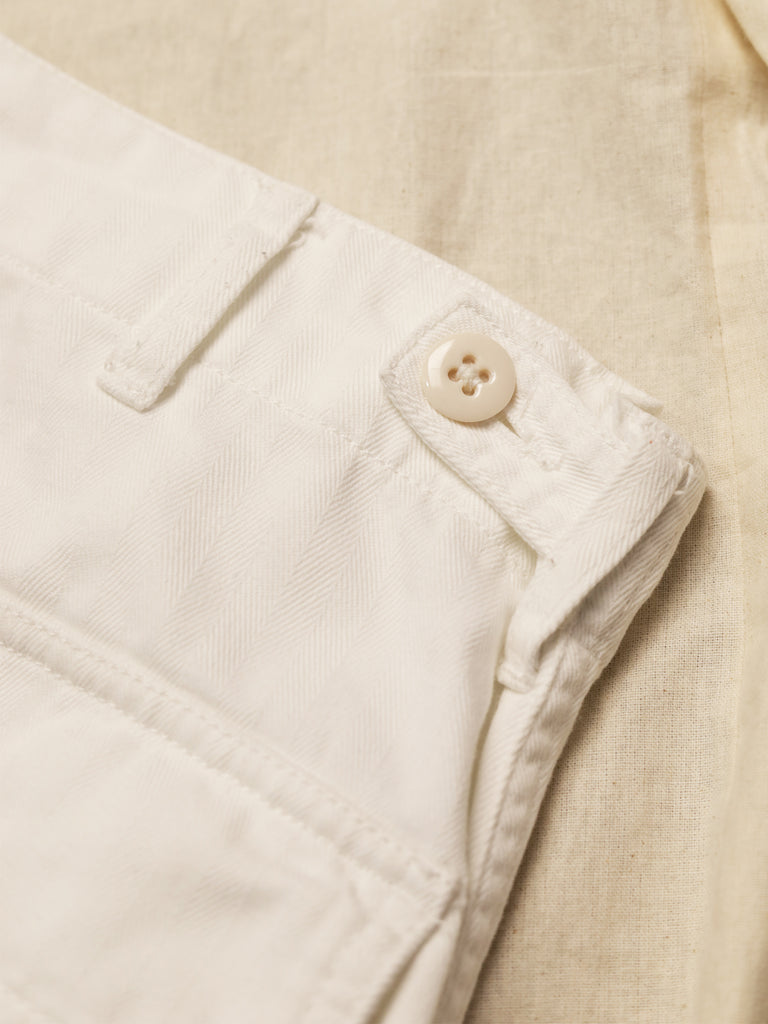 Engineered Garments - Fatigue Pant White Herringbone