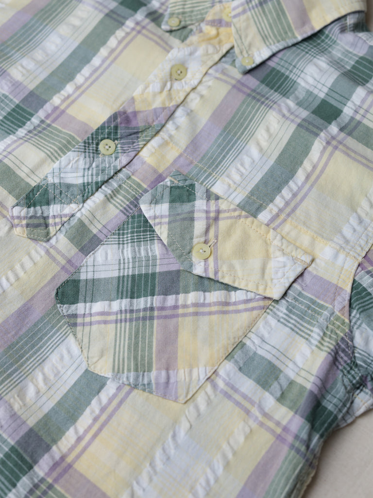 Engineered Garments - Seersucker Check Pop-Over Shirt