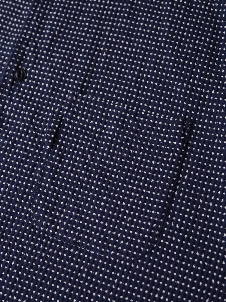 YMC - Jacquard Running Stitch "Curtis" Shirt