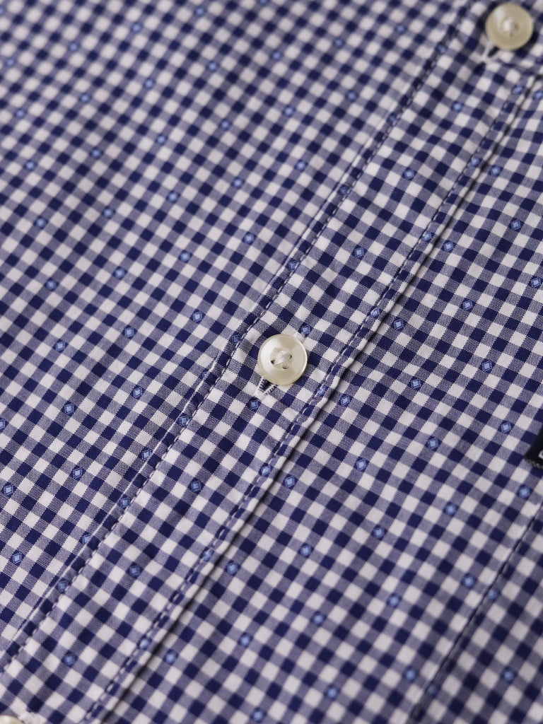 Barbour - "Hector" S/S Tailored Fit Gingham Shirt