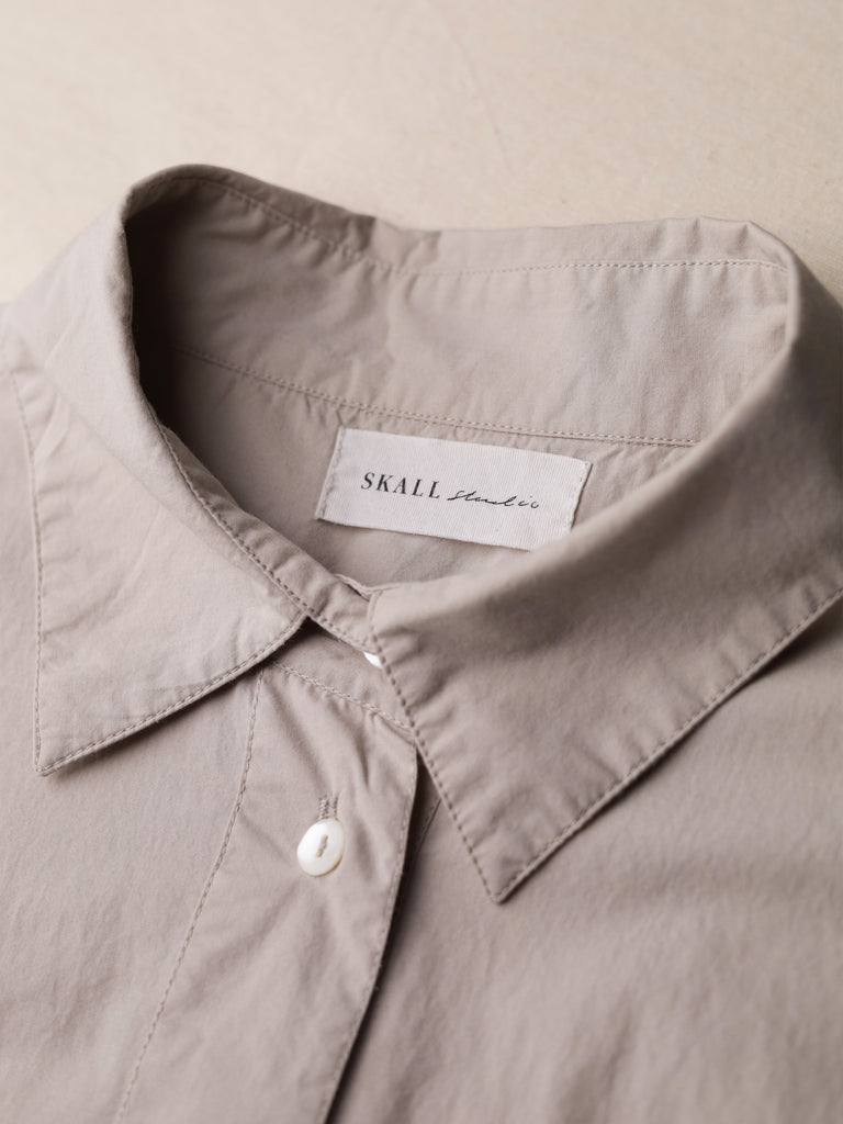 Skall Studio - "Edgar" Boxy Cotton Poplin Shirt