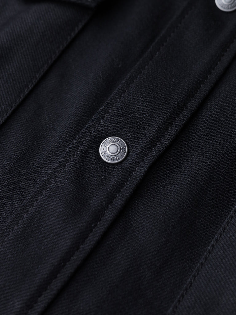 Nudie Jeans - "Jonas" Dry Black Selvedge Shirt