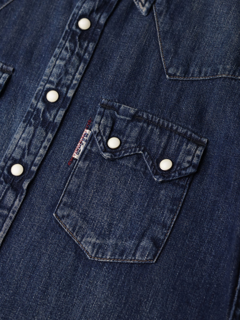 Blue Blue Japan - Three Pocket Denim Western Shirt