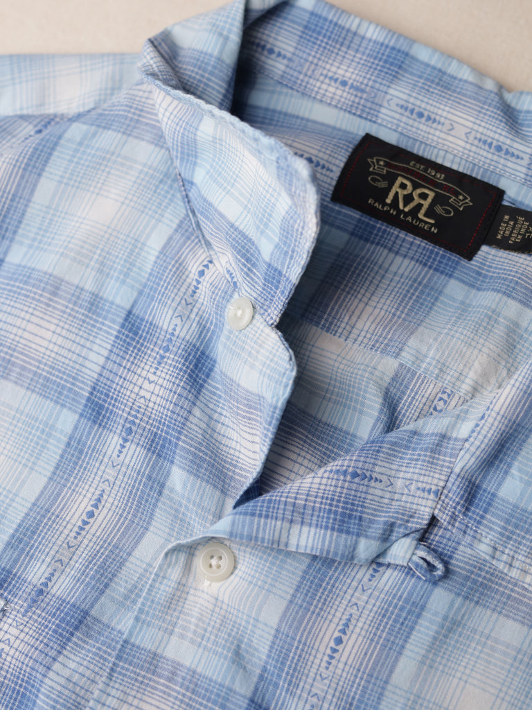 RRL Ralph Lauren - Jacquard Check Loop Collar Work Shirt