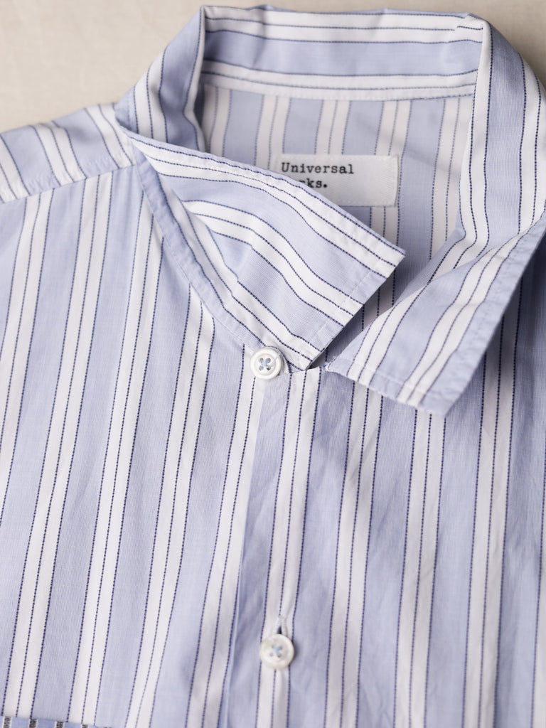 Universal Works - Mixed Stripe Panel Shirt