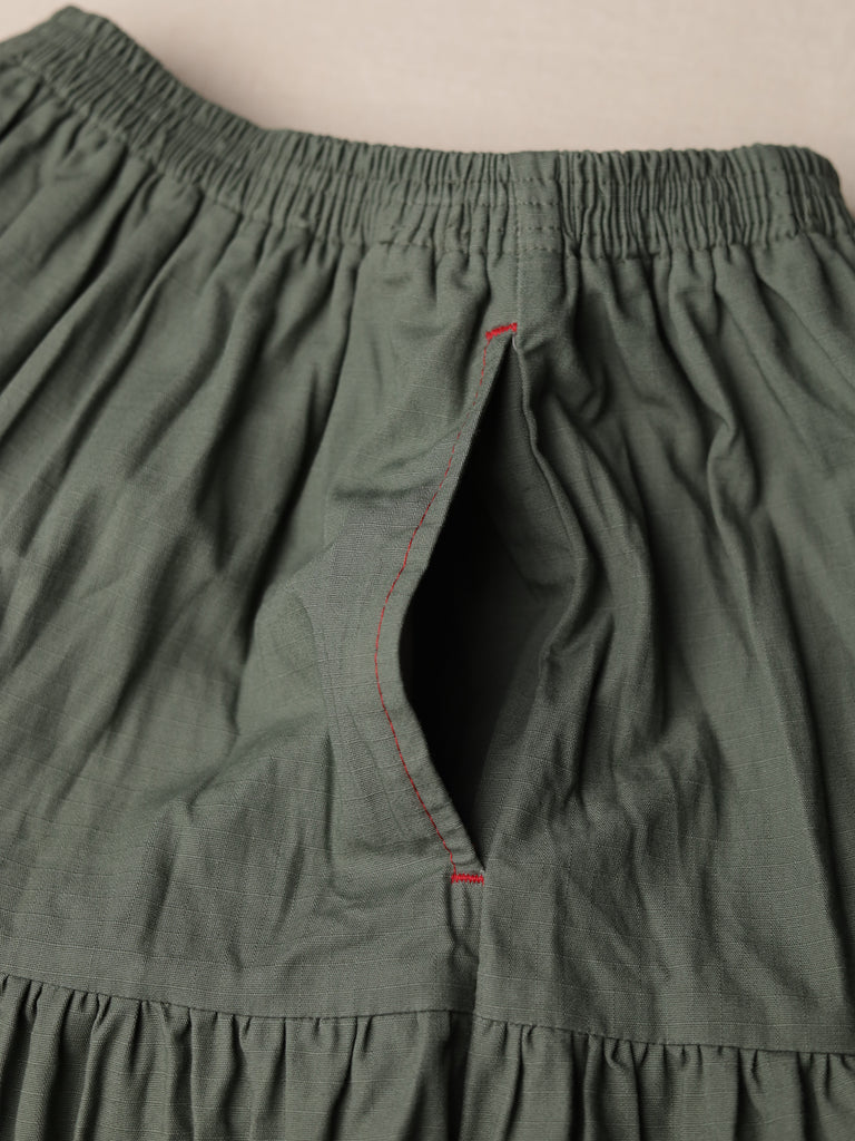 Engineered Garments - Tiered Ripstop Midi Skirt