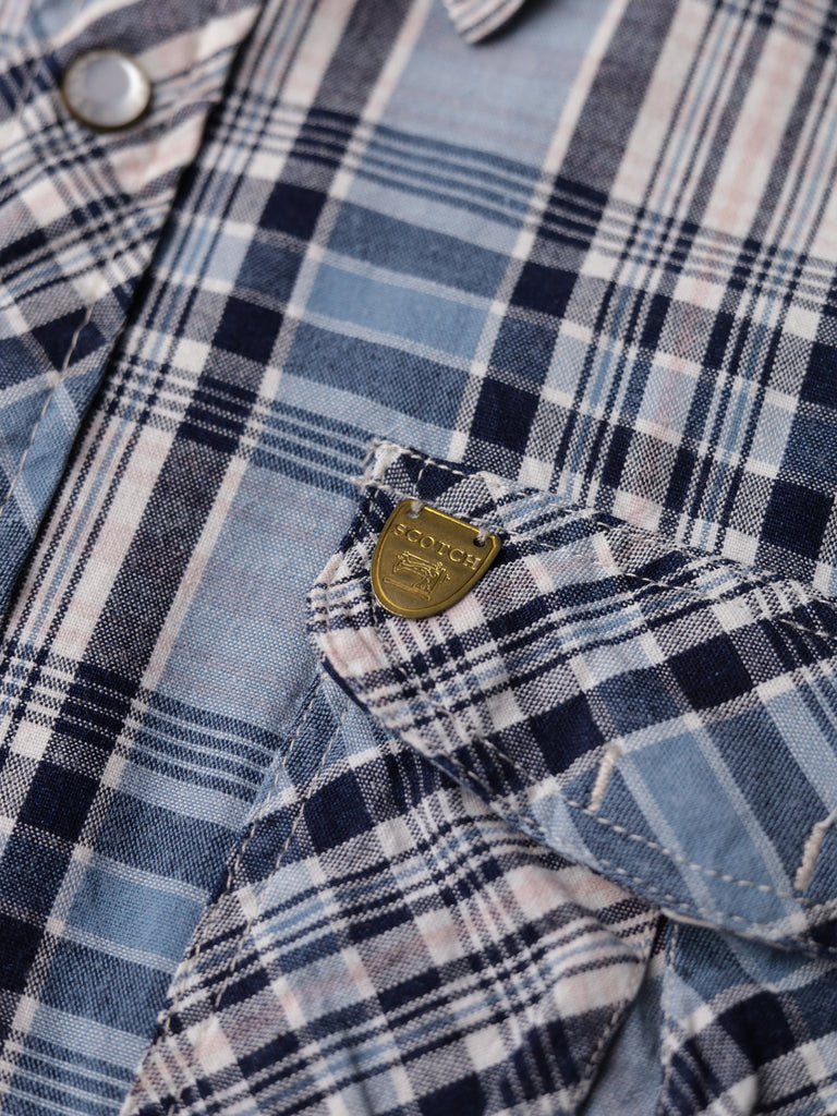 Scotch & Soda - Chainstitch Check Western Shirt