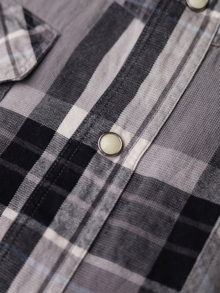 Sugarcane - Check Western Shirt
