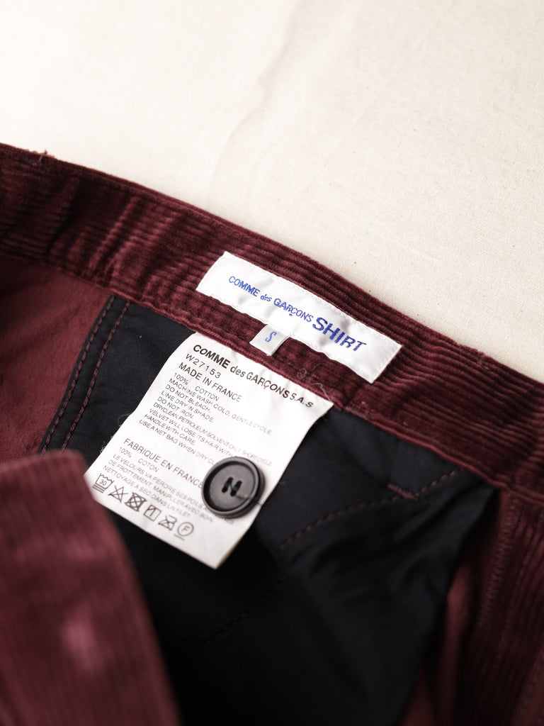 Comme des Garcons SHIRT - Corduroy Work Shorts
