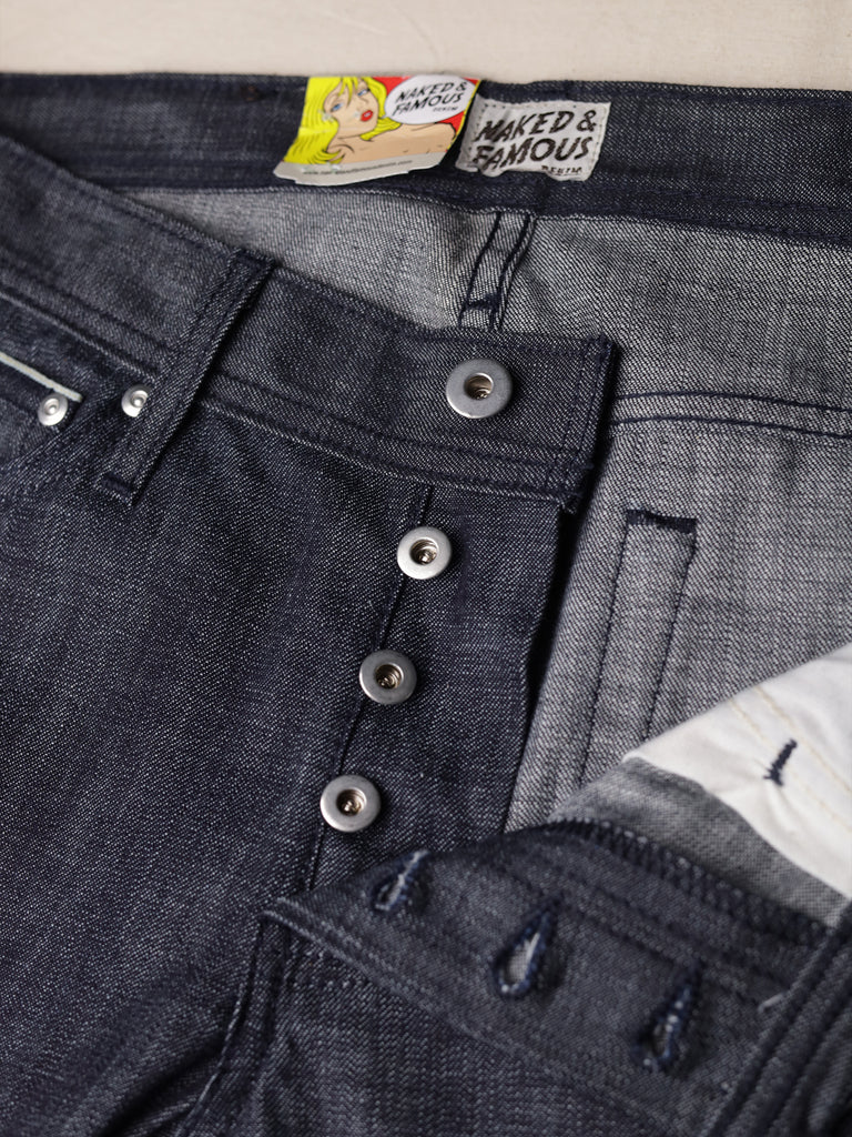 Naked & Famous - "Weird Guy" Lightweight Selvedge Jeans