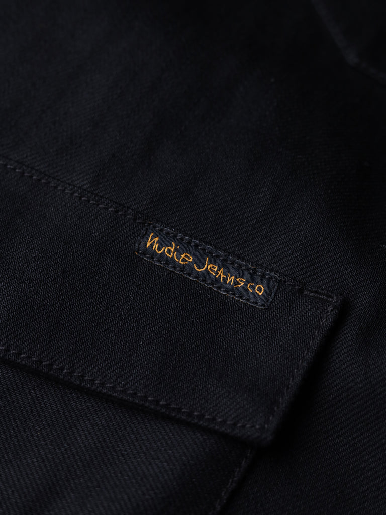 Nudie Jeans - "Jonas" Dry Black Selvedge Shirt