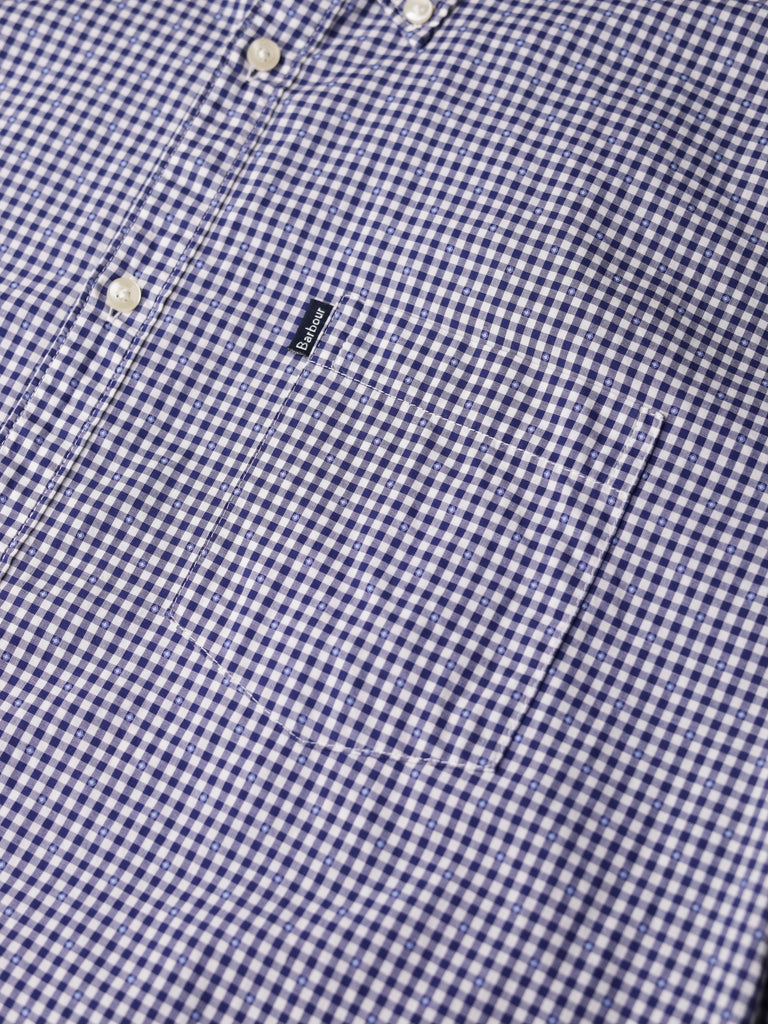 Barbour - "Hector" S/S Tailored Fit Gingham Shirt