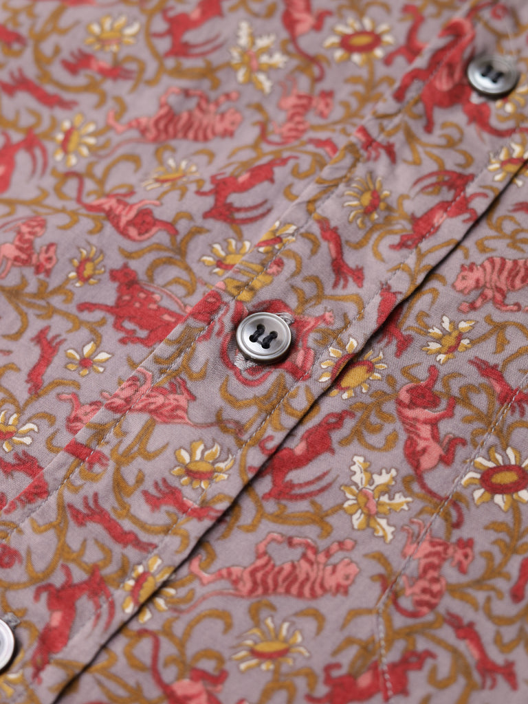 Paul Smith - 80s Printed Cotton Lawn Shirt