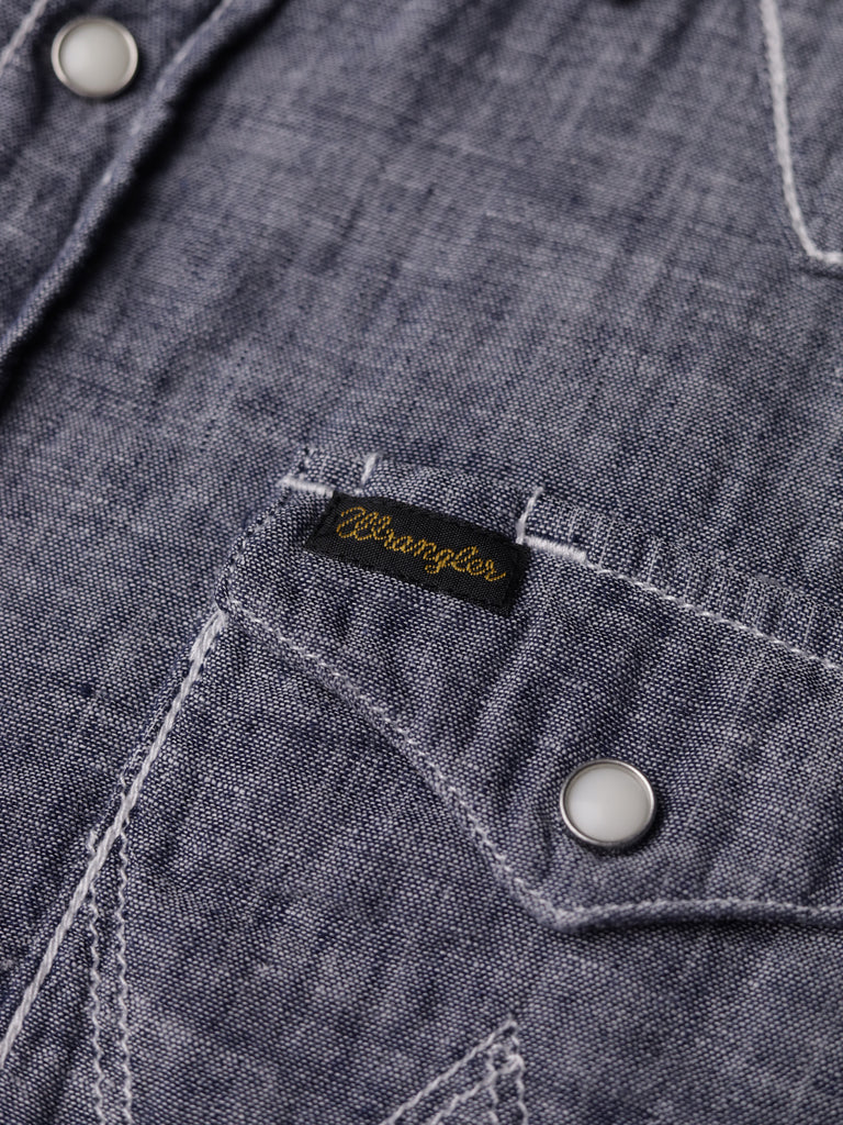 Wrangler - Double Face Chambray Western Shirt