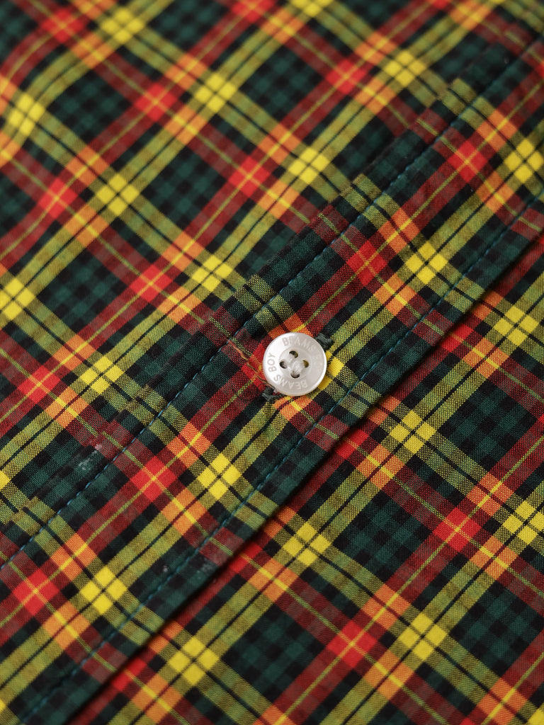 BEAMS Boy - Oxford Check Shirt Dress