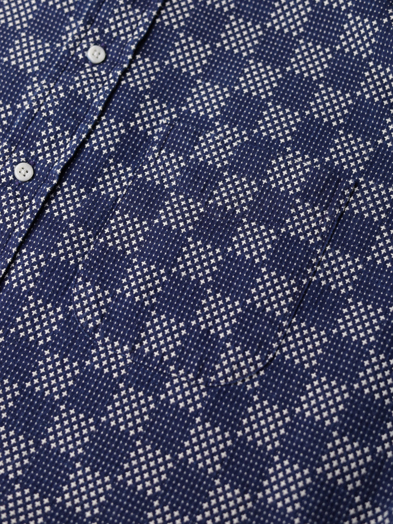Gitman Vintage - Sashiko Checkerboard Jacquard Shirt