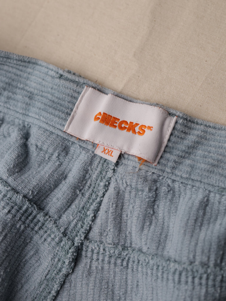 Checks Downtown - Repaired Corduroy Carpenter Shorts