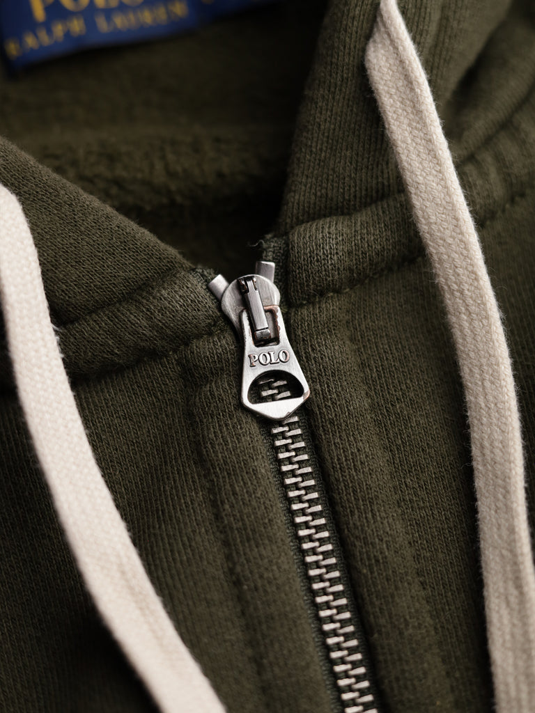 Polo Ralph Lauren - Army Green Zip Hoodie