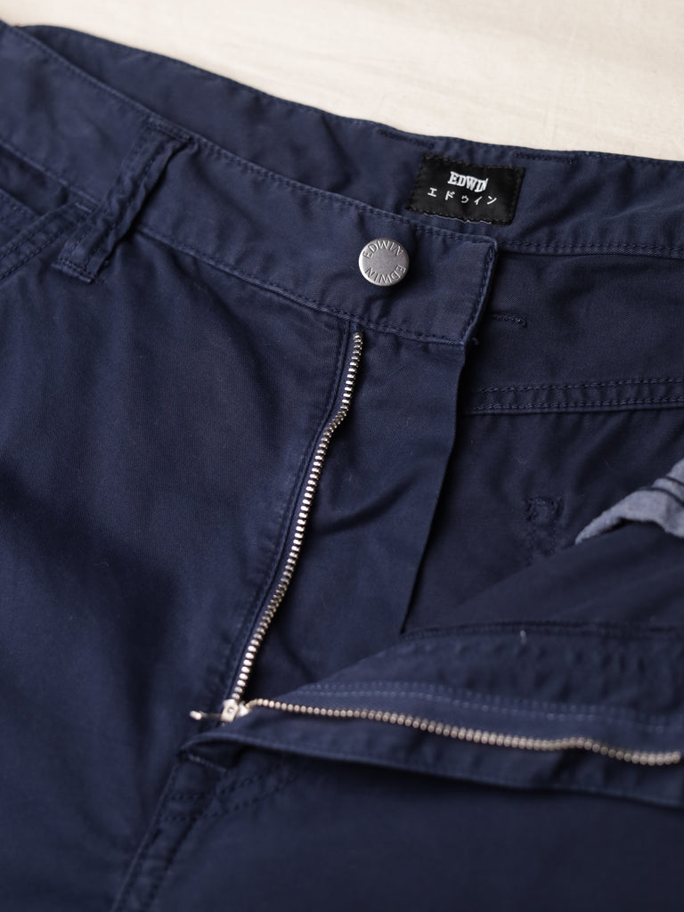 Edwin - "Tyrell" Peached Twill Loose Trousers