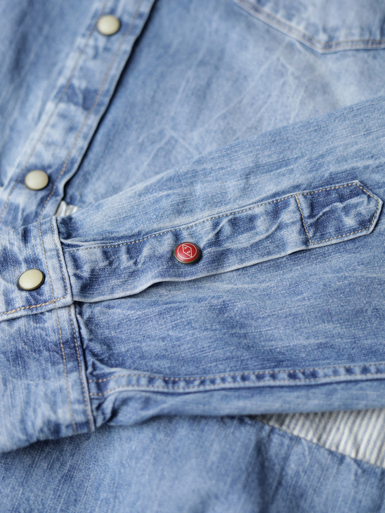 Scotch & Soda - Patchwork Denim Western Shirt