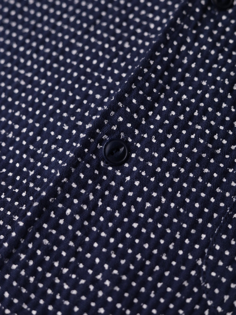 YMC - Jacquard Running Stitch "Curtis" Shirt