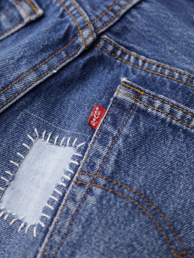Levi's - Repaired 1980s 501 Jeans