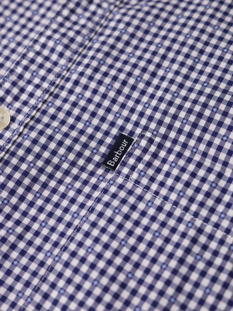 Barbour - "Hector" S/S Tailored Fit Gingham Shirt