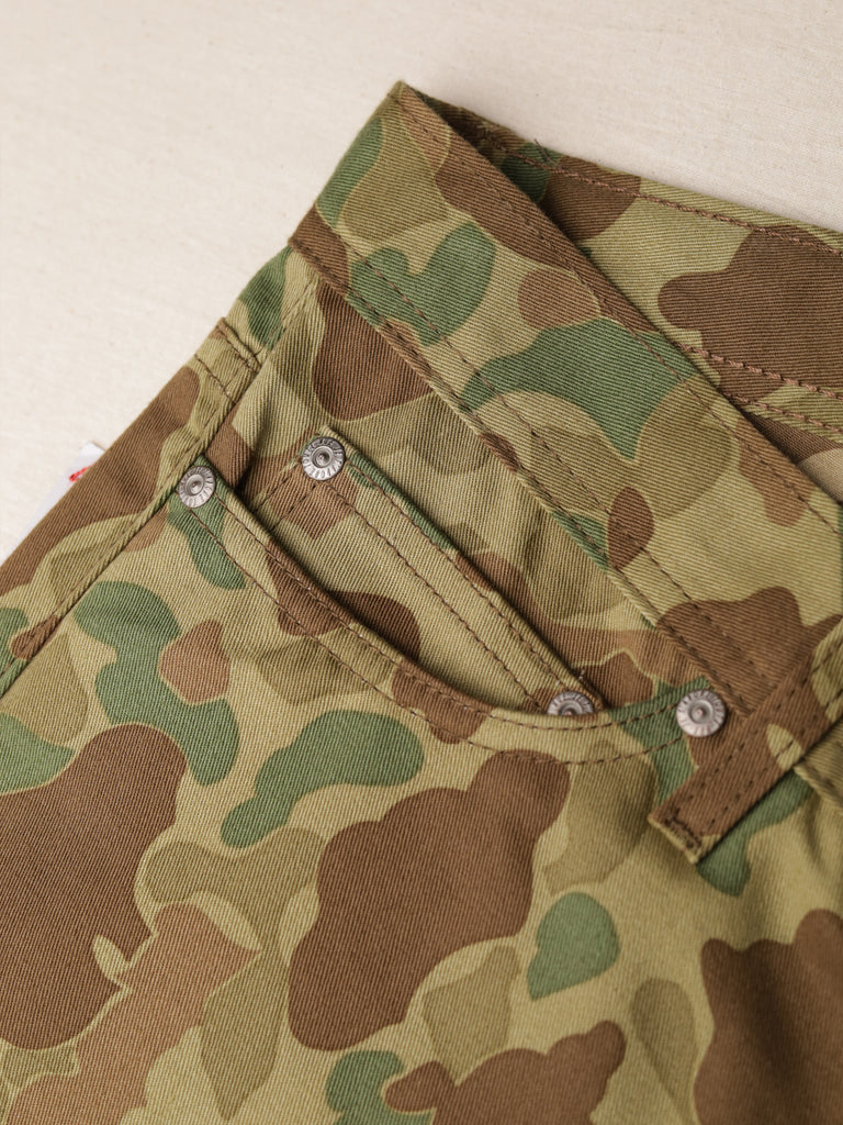 Naked & Famous - "Weird Guy" Double Camo Jeans