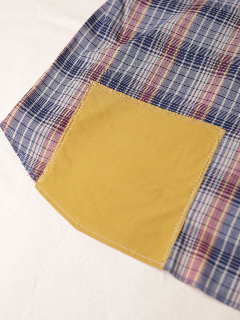 Wrangler - Repaired Fine Check Western Shirt