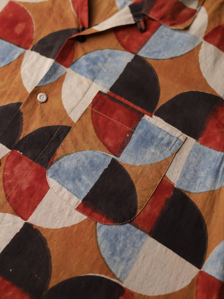 KARDO - Geometric Block Print S/S Shirt