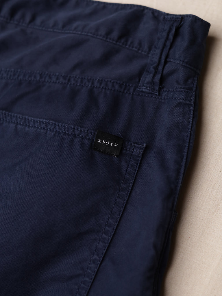 Edwin - "Tyrell" Peached Twill Loose Trousers