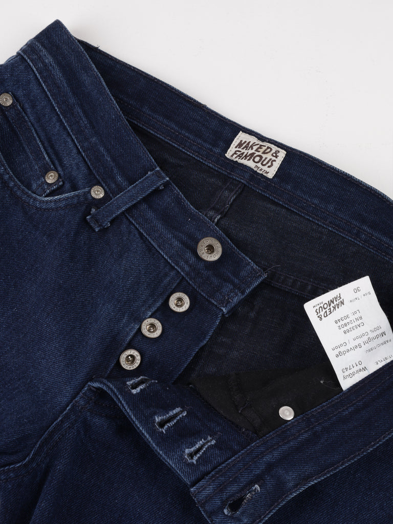 Naked & Famous - "Weird Guy" Midnight Selvedge Jeans