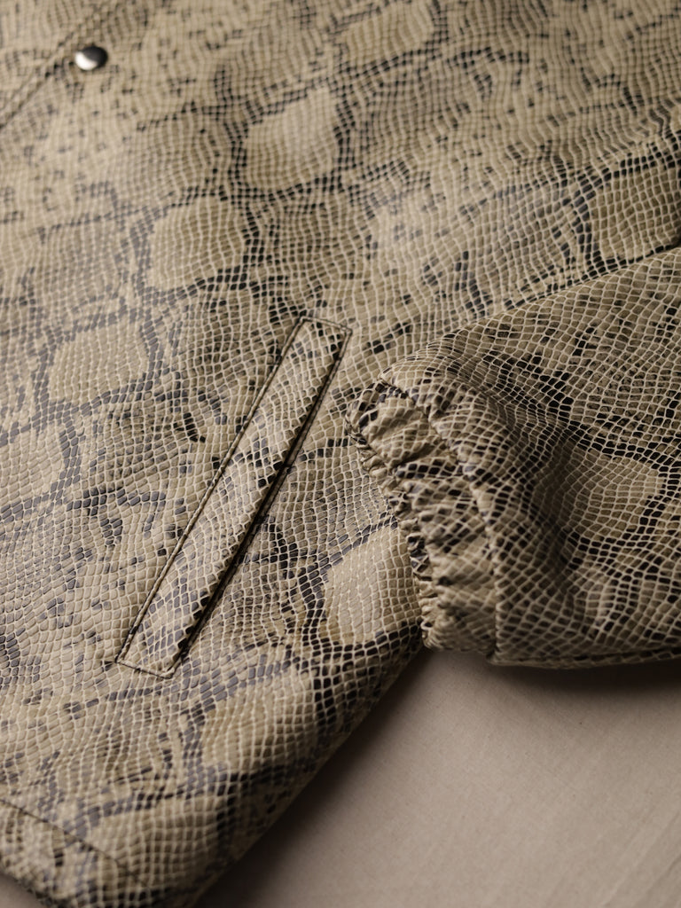 Checks Downtown - Snake Vinyl Coach Jacket