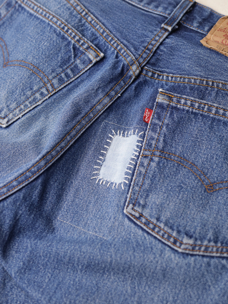 Levi's - Repaired 1980s 501 Jeans
